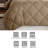 Diamond Quilting Reversible Down Alternative Comforter Set-98873449-98873451