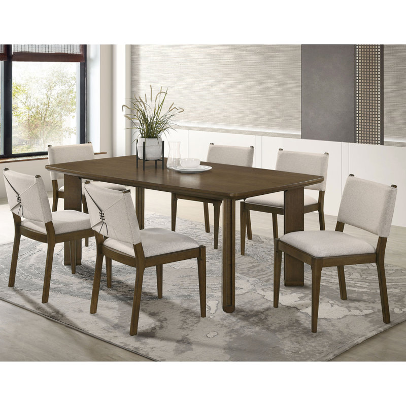 Ensemble de table de salle à manger 7 pièces Crispin