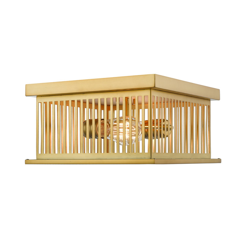 Beddingfield Flush Mount, Brass