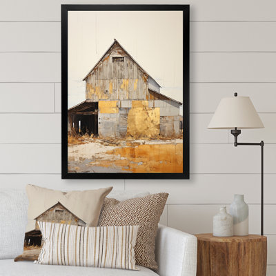 Minimalisme grange atténuée IV sur toile