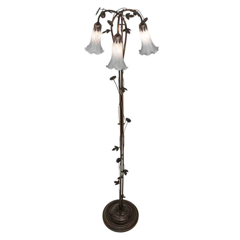 Pond Lily Tree Floor Lamp