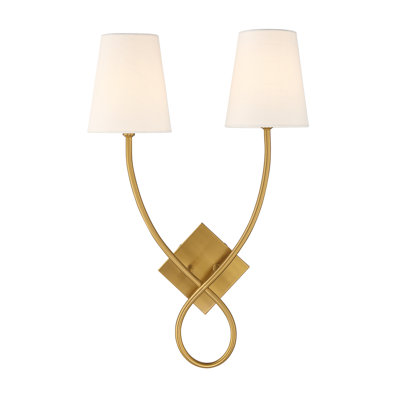 Juwon Metal Wallchiere in Brass