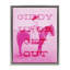 «Giddy Up or Get Out», toile encadrée dorée encadrée par Daphne Polselli-806008052-806008053