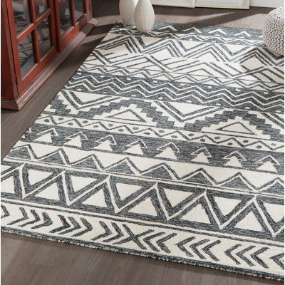 Adhley Wool Geometric Indoor Rug