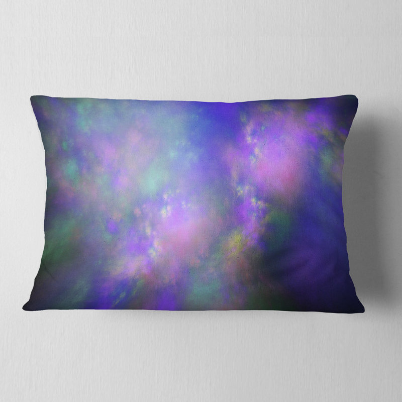 Coussin lombaire en ciel parfait starry Abstract, Mauve