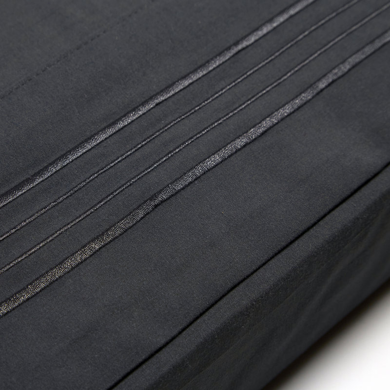 Microfiber Polyester Sheet Set, Gray, King Sheet Set + Fitted Sheet + 2 Pillowcases