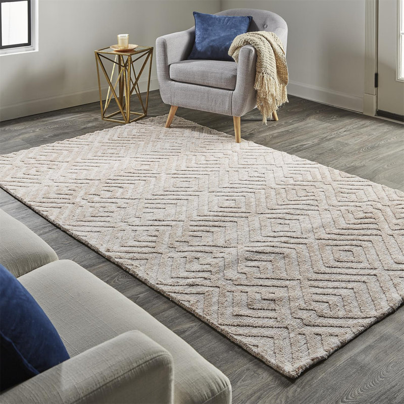 Tapis rectangulaire Keniesha, Rectangle 3 pi 6 po x 5 pi 6 po