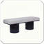 Banc contemporain rembourré avec pieds épais-1654192488