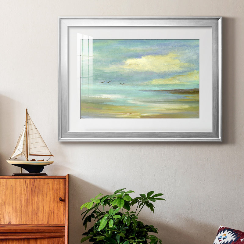 «Drifting Premium», reproduction encadrée prête à être accrochée, H 22,5 po x l 30,5 po x P 1 po, Argent