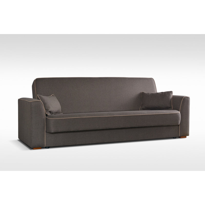 Latarious 3 Seater Sofa Bed, Dark Brown