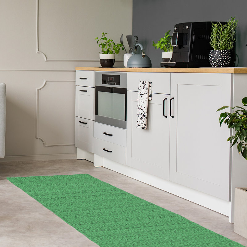 Tapis de troisième zone verte, Tapis de couloir 2 pi 6 po x 8 pi
