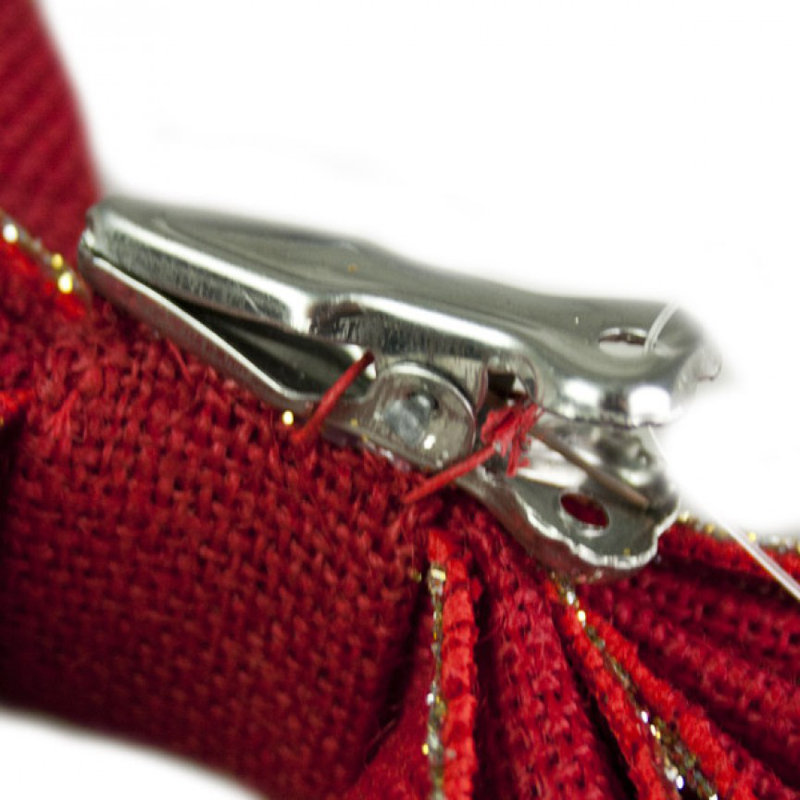 25cm Fabric Ribbon, Red