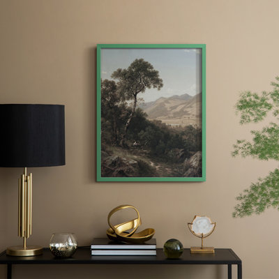 «Vintage Landscape», reproduction encadrée Cxxxviii - bois massif
