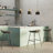 Dafney Upholstered Metal Contemporary Stools with Padded Seat and Footrest-466883772-466883769