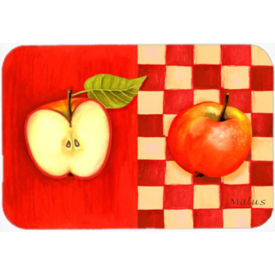Caroline's Treasures Apple Glass Cutting Board