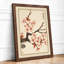Moonlit Cherry Blossom Japandi - Framed Print-1109743114-1109743115