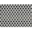 Repose-pieds carré rembourré en tissu jacquard