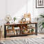 TV Stand Cabinet with LED Lights, Industrial Corner Unit for TVs up to 55"-1227748991