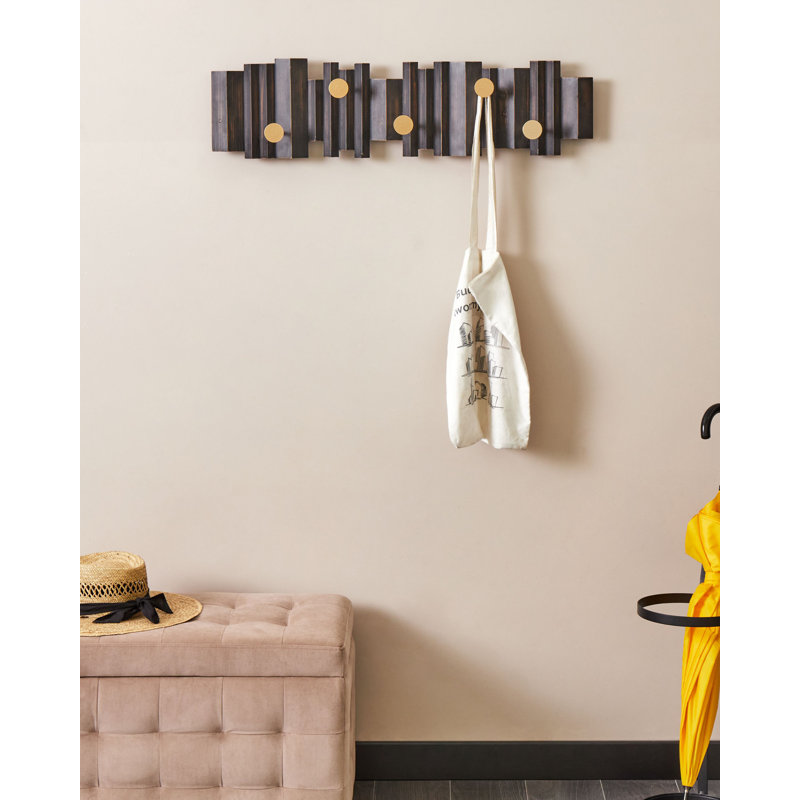 Wall 5 - Hook Wall Mounted Coat Rack