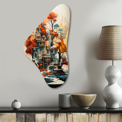 Colorful Mid Century Midcentury Dreams - Abstract Boomerang Shape Irregular Metal Wall Decor
