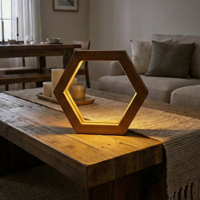 Lampe de bureau 100% sapin (3 X 5 cm) Roksanda