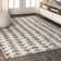 Taos Moroccan Triangle Geometric Cream/Gray Rug