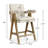 Bilon 40'' H Linen Upholstered Counter Stool with Arms-541402357