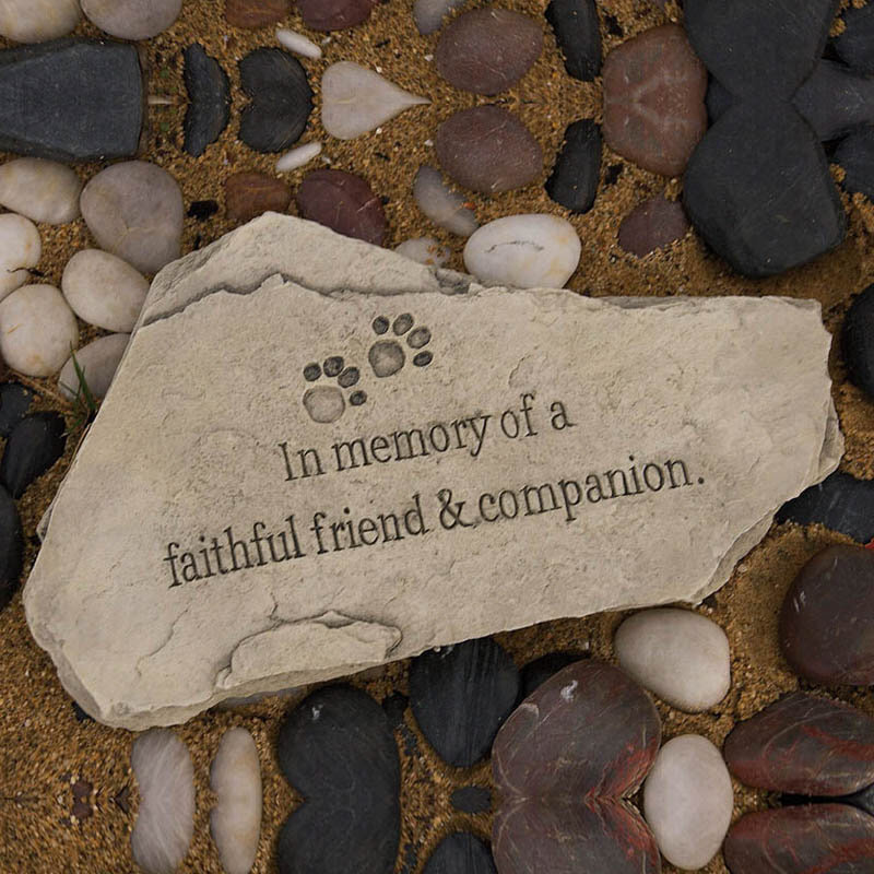 Pierre de jardin compagnon Faithful Pet