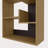 White Bookcase In Melamine With Open Storage