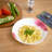 Soup Bowl Pasta Plates Set Of 4 Water Colour Pattern With Gold Banding Premium Porcelain 8.25"