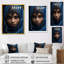 Portrait d'une femme arabe touareg bleue-2069632733-1991161001