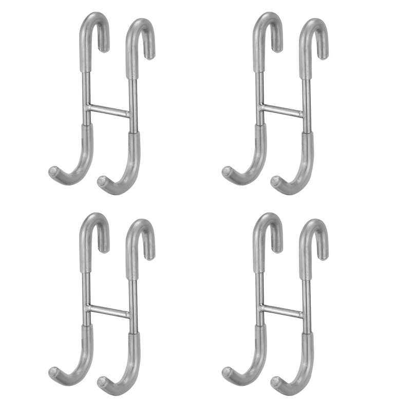 Crochet à serviettes suspendu, Chrome poli
