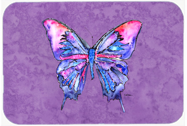 Planche à découper en verre Butterfly, Mauve