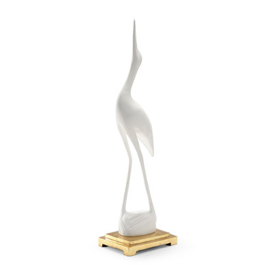 Coastal Crane Statue