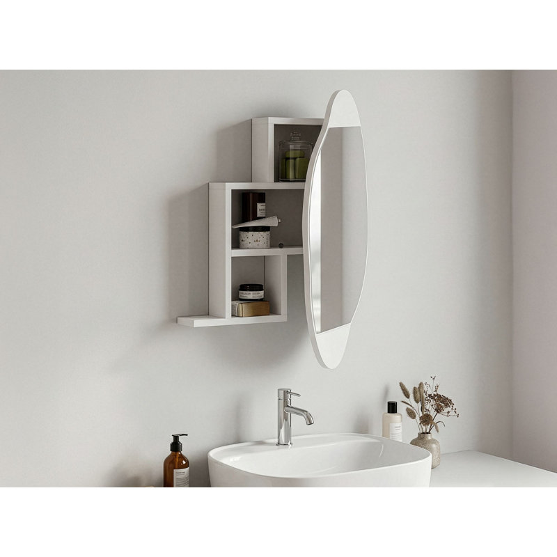 Armoire de salle de bain, Blanc