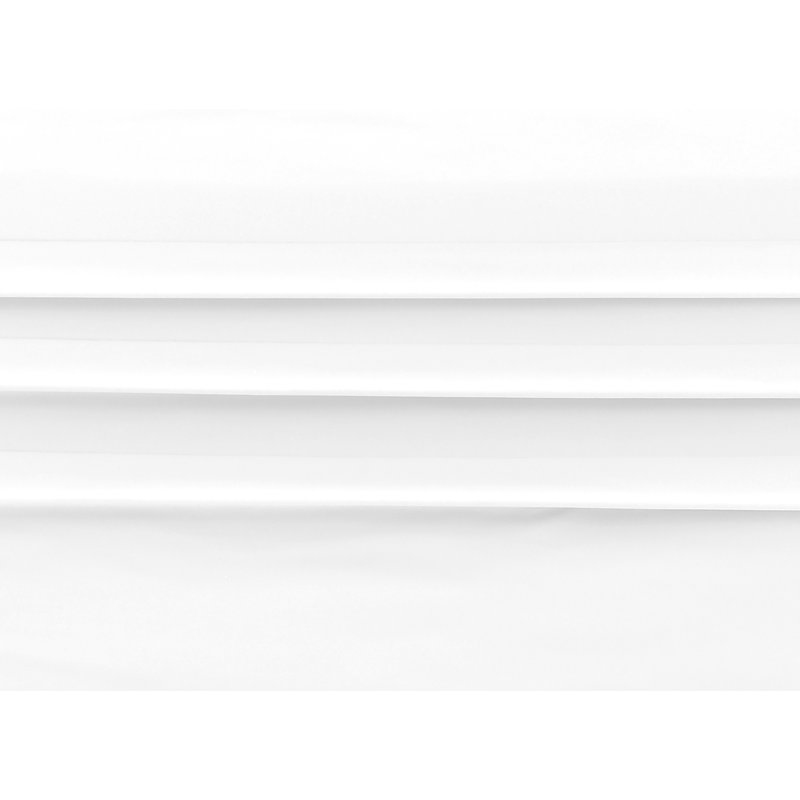 Janoshan Premium Egyptian Cotton Fitted Sheet, White, Kingsize (5')