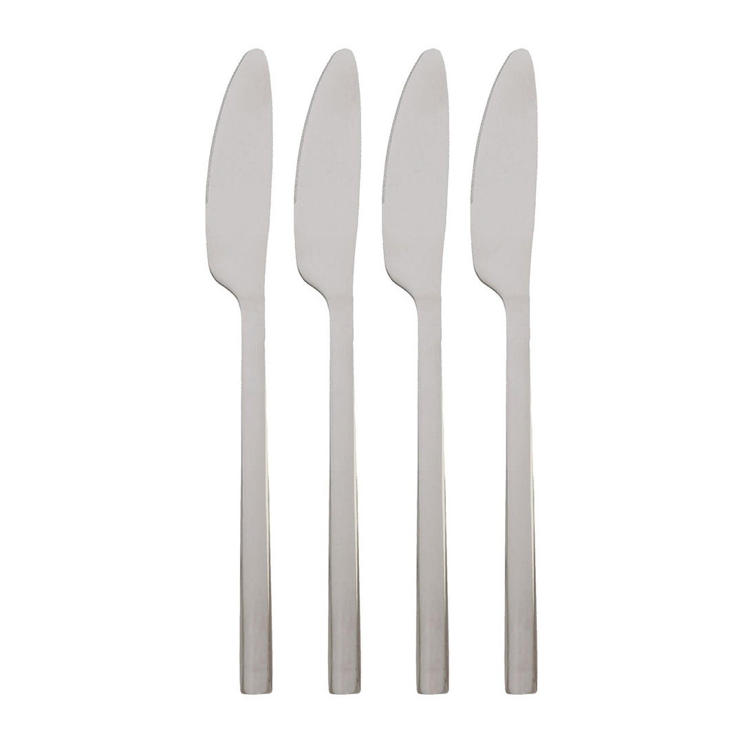 Stainless Steel Dinner Knives - 21cm - Pack of 4
