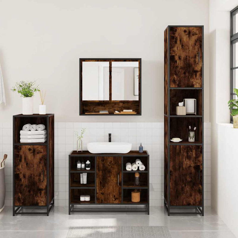 Stefaun Bathroom Suite, Rustric Brown
