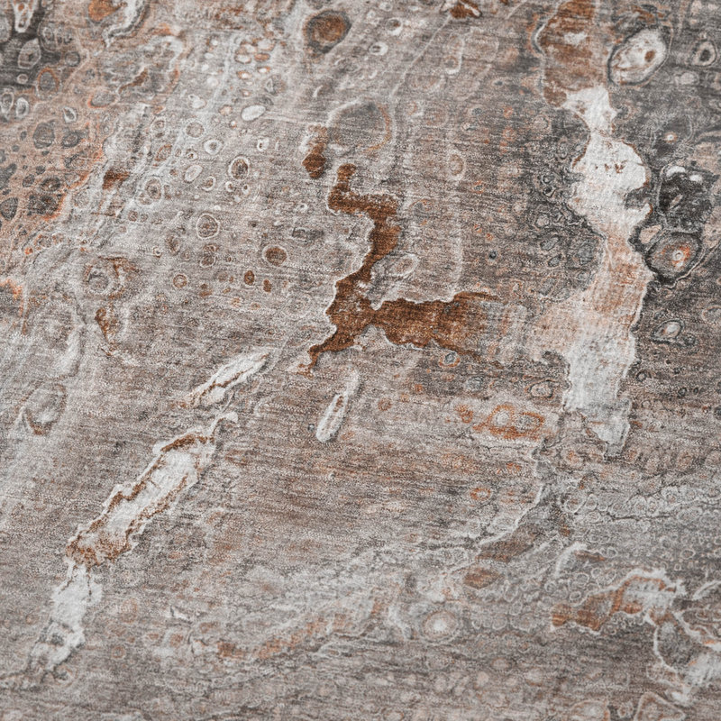 Jeté abstrait Sherpa ASB588, Terracotta