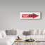 Keishawna «Jump Lake», art textuel sur toile tendue-25329287