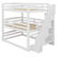 Lit superposé triple avec escalier de rangement, conception séparée-2050142465