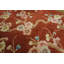 Tapis rouge antique en laine Art Deco