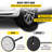VEVOR 35.4 in. H x 72 in. W Stanchion System