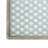 Decorative Serving Tray, Lattice Design, Blue And Gray Cement 13 Inch