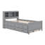 Lit plateforme Nyliah avec tête de rangement, USB, lit gigogne et 3 tiroirs-5931532-5931535