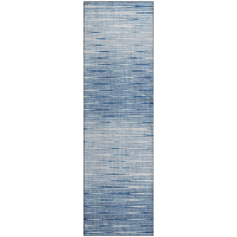 Premium Machine Washable Prisco Blue Rug