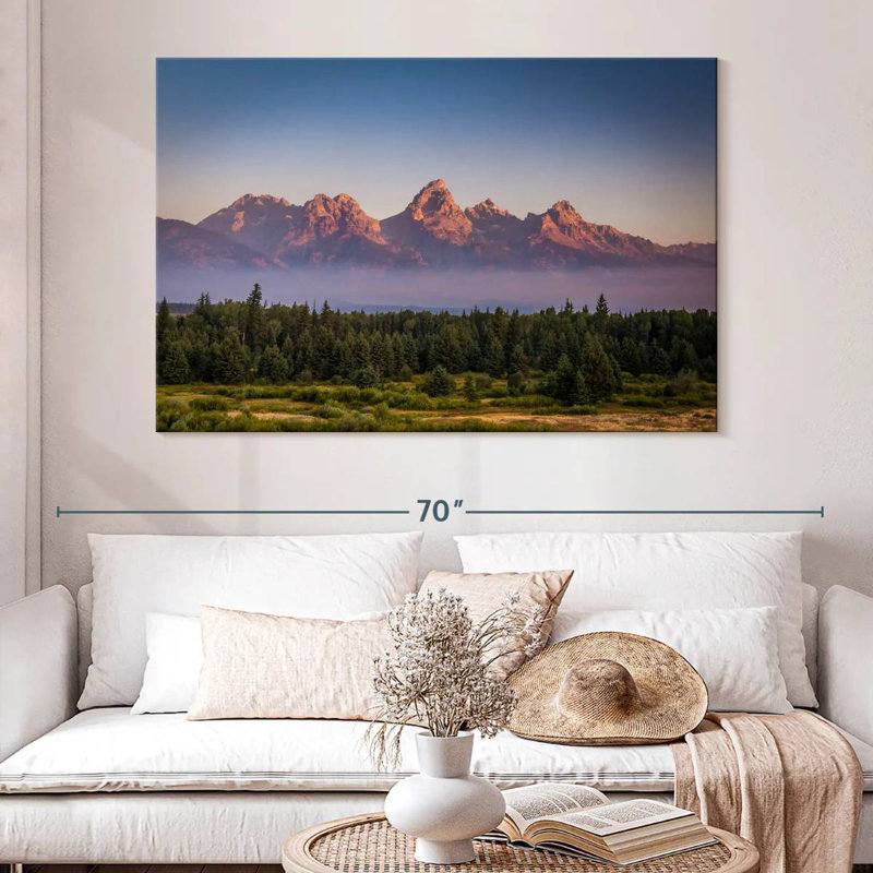 Alvord Grand Teton Mist, H 34 po x l 51 po