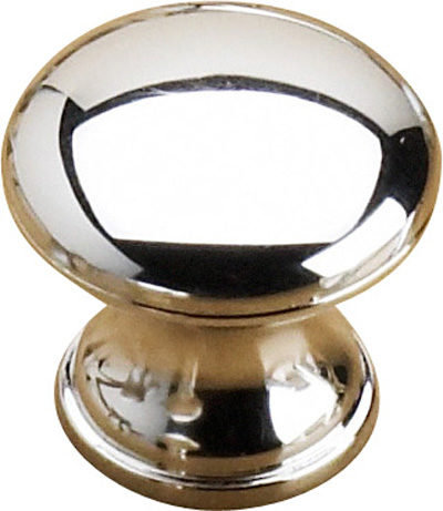 Expression 1 5/16" Diameter Mushroom Knob, Chrome