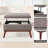 78'' Square Arms Sofa With Ottoman-45835973