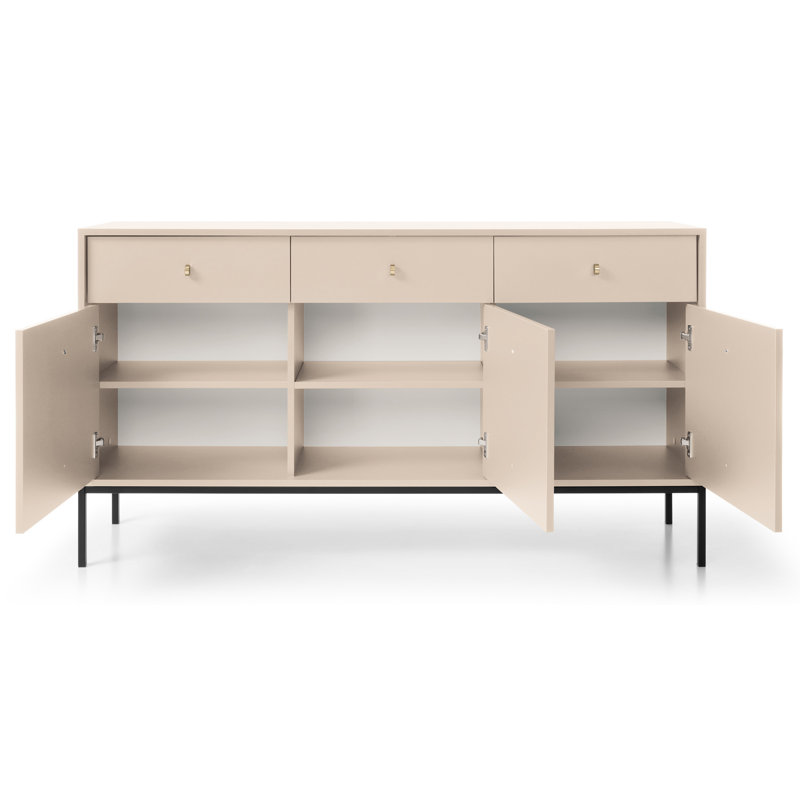 Mickyle 153.4cm Sideboard, Beige